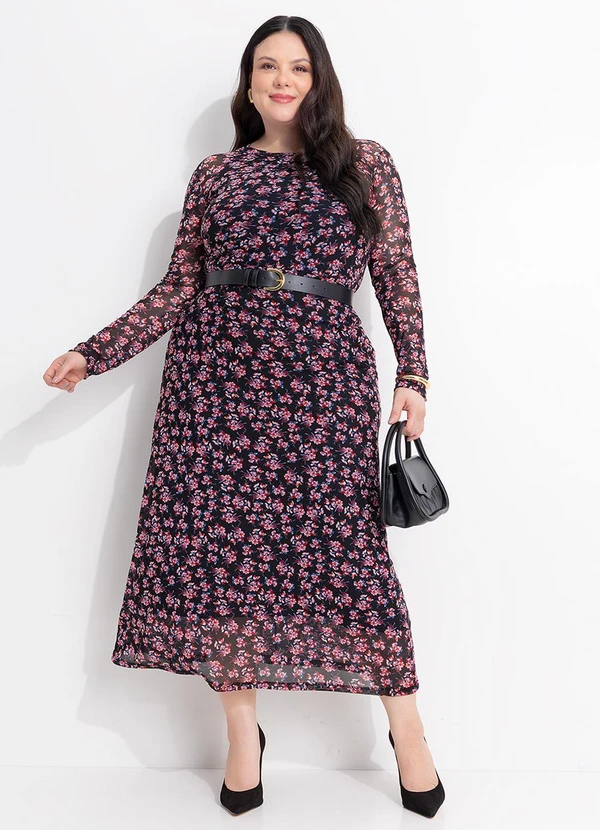 Marguerite - Blusa Floral Liberty em Tule 10