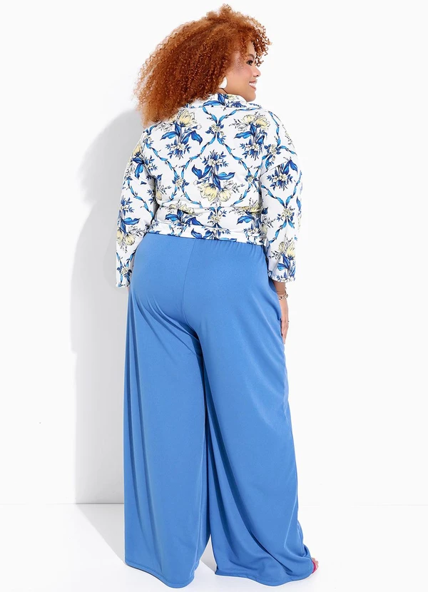 Marguerite - Blusa Floral Ramos Branca em Malha 4