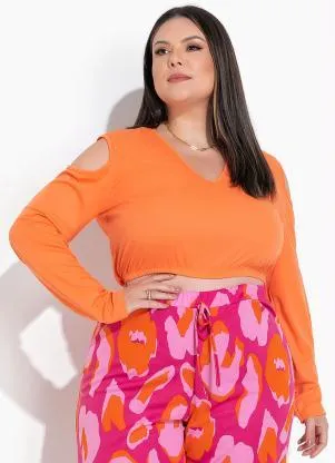 Marguerite - Blusa Laranja Pêssego - MARGUERITE