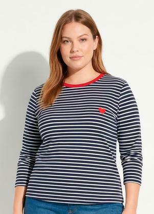 Blusa (Listrada) em Ribana Canelada