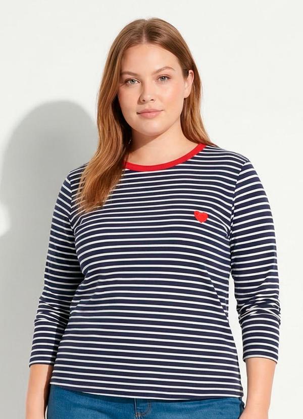 Blusa (Listrada) em Ribana Canelada