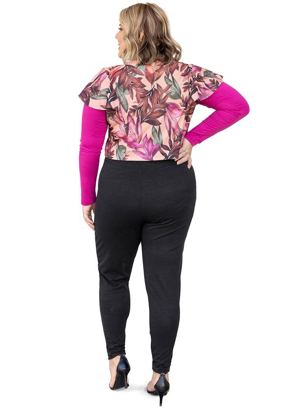 Outlet - Blusa Malha Crepe Estampada 4