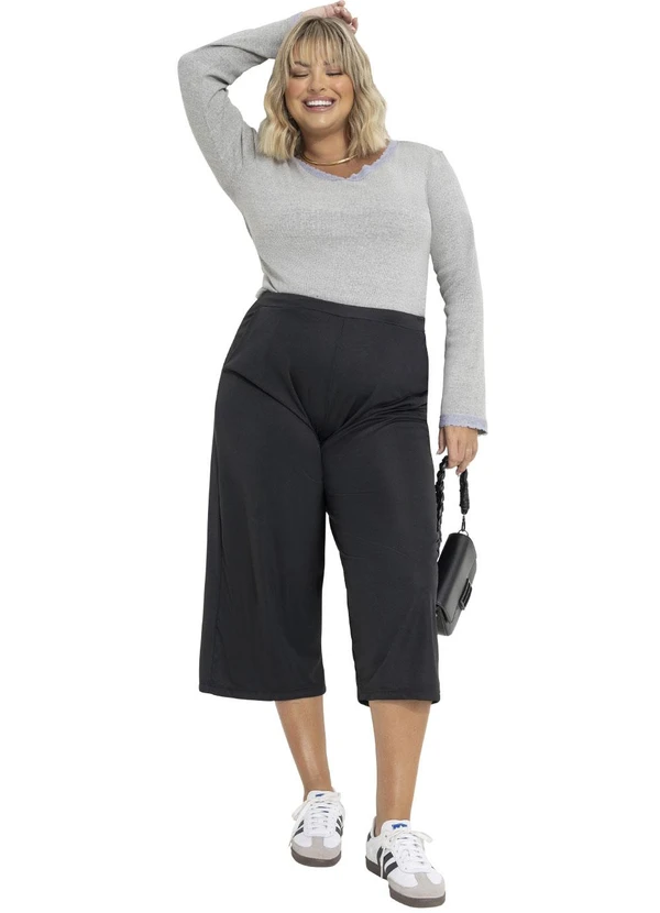 Marguerite - Blusa Manga Longa Mescla Plus Size 5