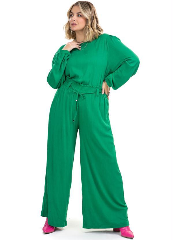 Secret Glam - Blusa Manga Longa Viscose Slub Prime Verde 3