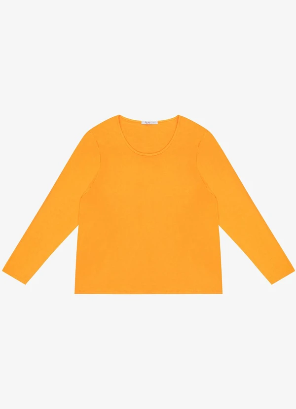 Secret Glam - Blusa Manga Longa Viscotorcion Amarelo 5