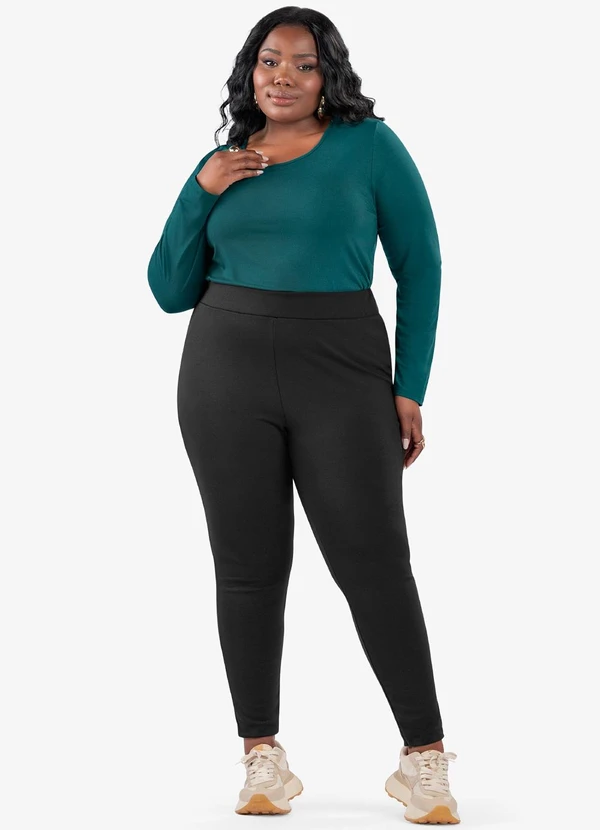 Secret Glam - Blusa Manga Longa Viscotorcion Verde