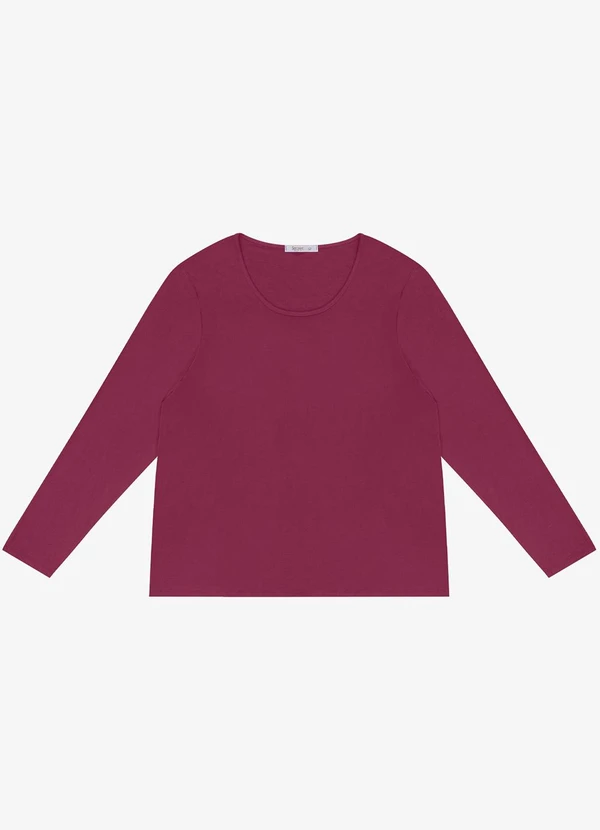 Secret Glam - Blusa Manga Longa Viscotorcion Vermelho 3