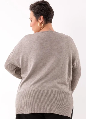 Marguerite - Blusa Mescla Claro em Tricô - MARGUERITE