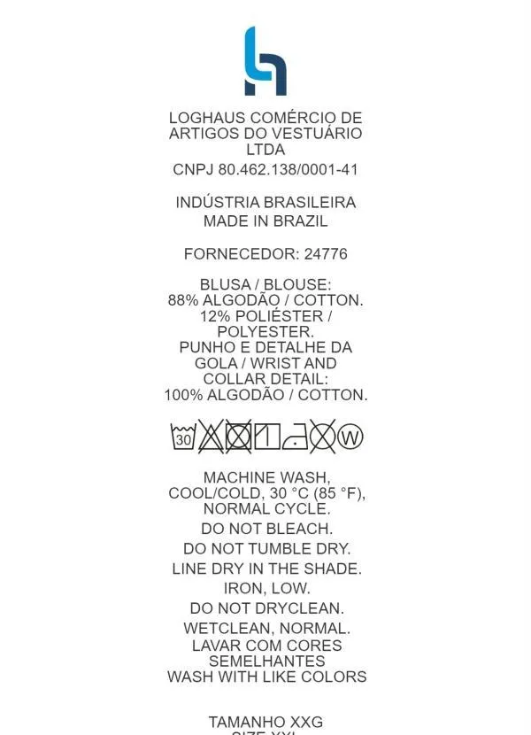 Marguerite - Blusa Mescla com Botões Decorativos Plus Size 6