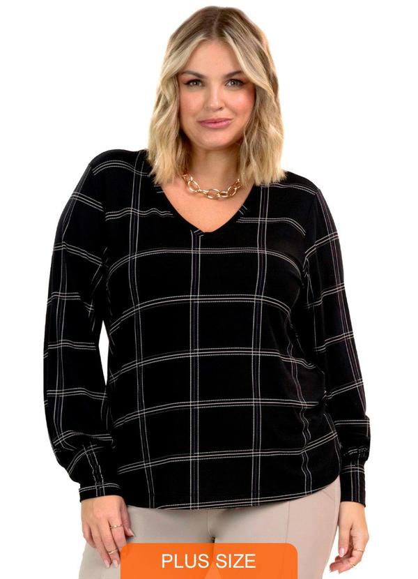 Secret Glam - Blusa Molecotton Viscose Preto