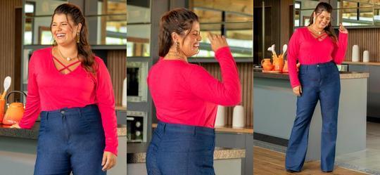 Blusa Pink em Malha Flam