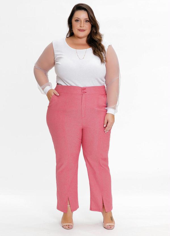 Outlet - Blusa Plus Size Branco com Mangas de Tule 5