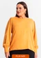 Secret Glam - Blusa Plus Size Feminina Manga Longa Preto - variação: Marrom