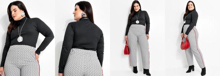 Blusa Preta em Canelado