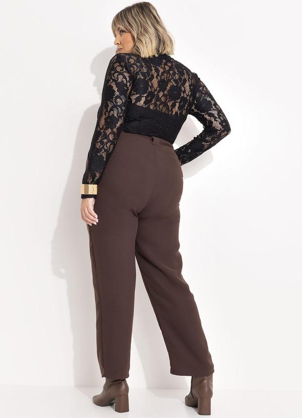 Marguerite - Blusa Preta em Renda 5