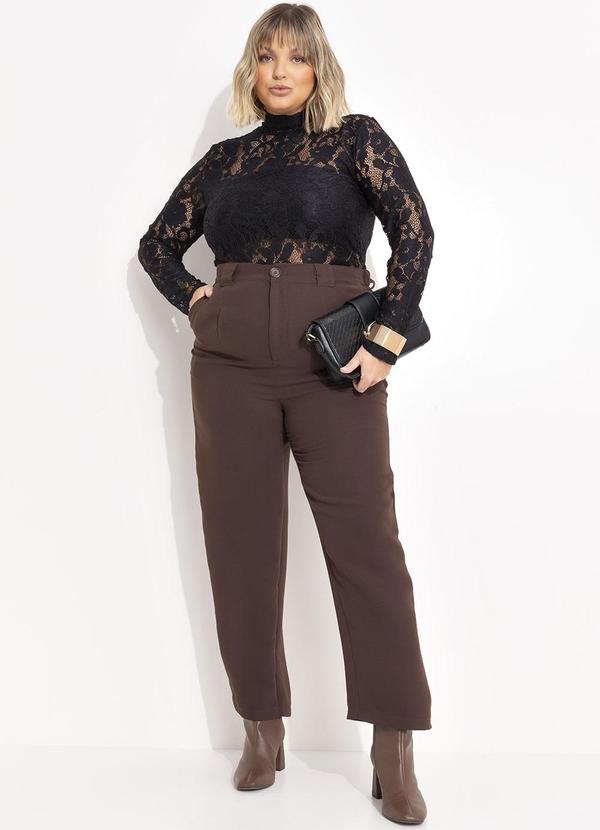 Marguerite - Blusa Preta em Renda 3