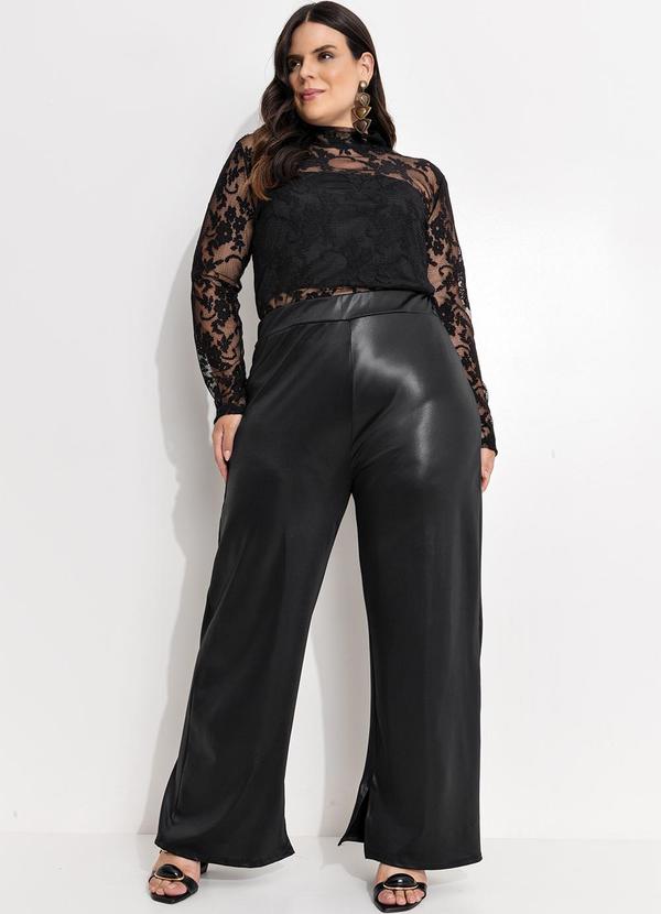 Marguerite - Blusa Preta em Renda 12