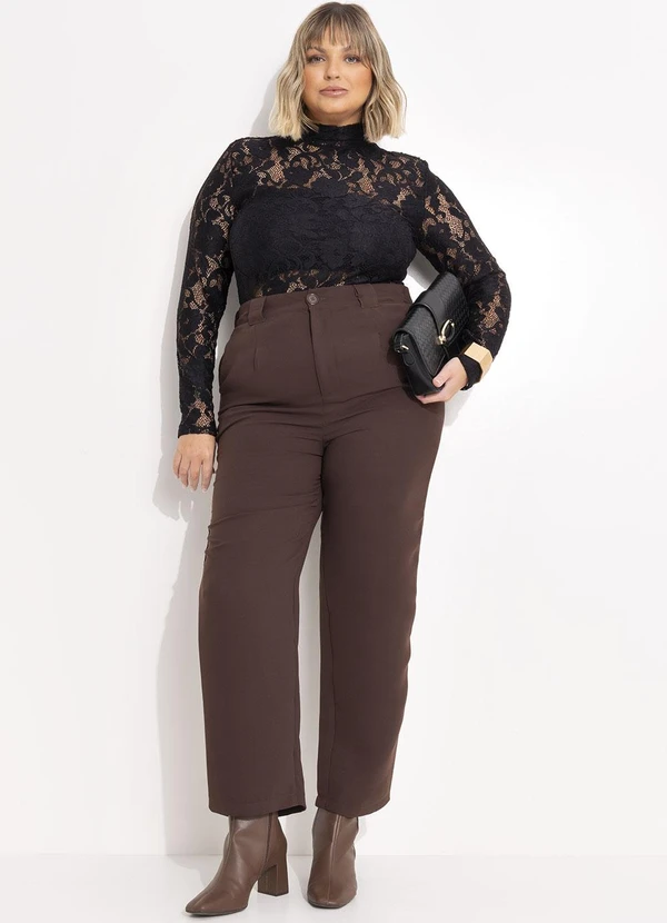 Marguerite - Blusa Preta em Renda 6