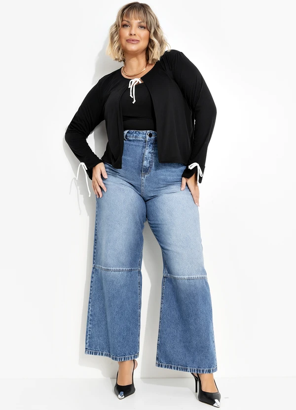 Marguerite - Blusa Preto em Poliviscose 3