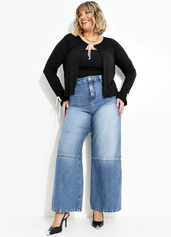 Marguerite - Blusa Preto em Poliviscose 5