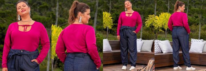 Blusa Prpura em Malha