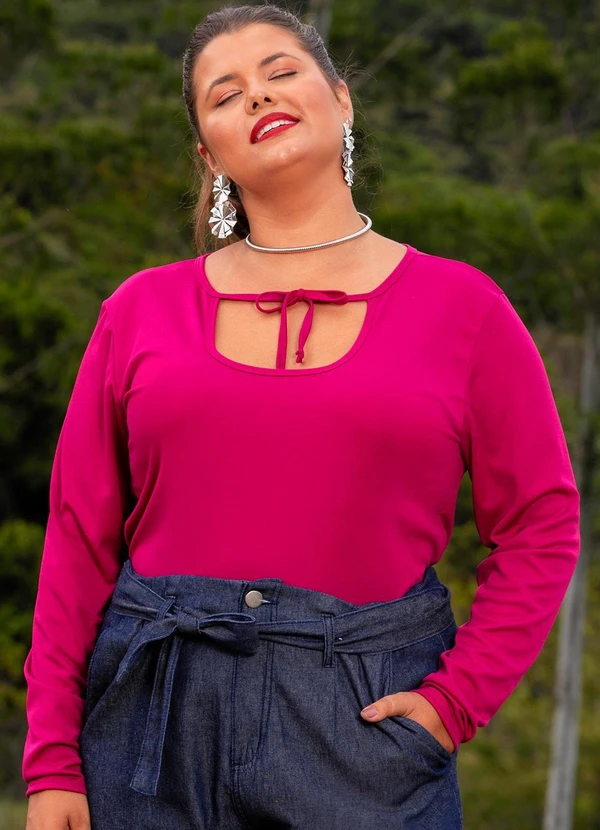 Marguerite - Blusa Púrpura em Malha 3