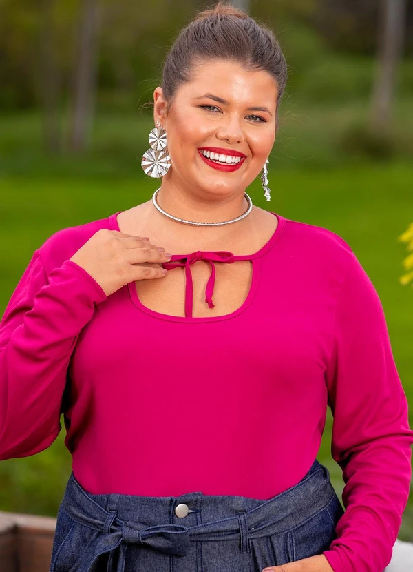 Marguerite - Blusa Púrpura em Malha 7