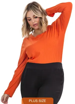 Secret Glam - Blusa Laranja - SECRET GLAM
