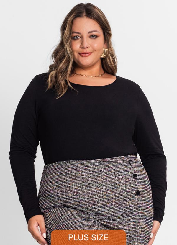 Secret Glam - Blusa Secret Glam Preto
