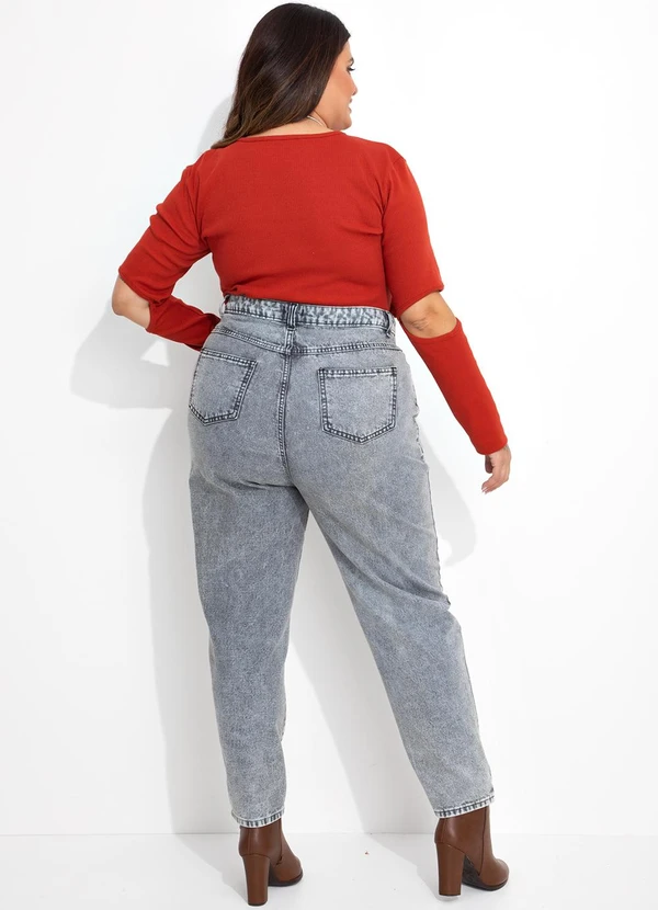 Marguerite - Blusa Terracota em Canelado com Vazados 4