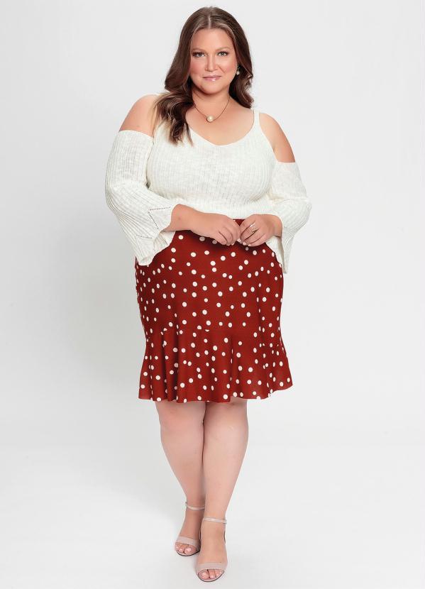 Outlet - Blusa Tricô Off White com Ombros Vazados 4