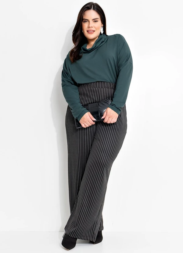 Marguerite - Blusa Verde em Malha de Viscose 3