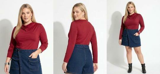 Blusa Vermelha em Malha Fria