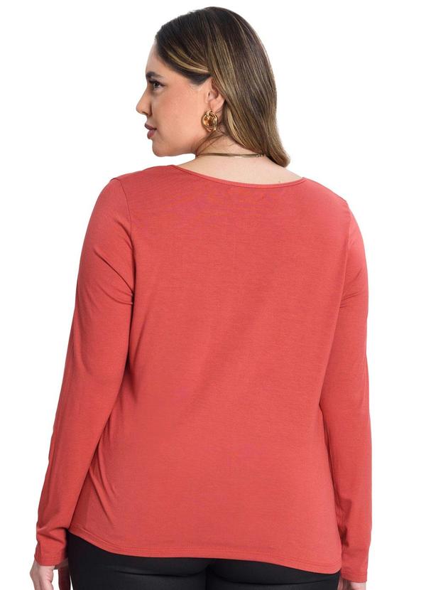 Secret Glam - Blusa Viscotorcion Marrom 2