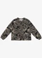 Secret Glam - Camisa Manga Longa Estampada Plus Size Bege - variação: Preto