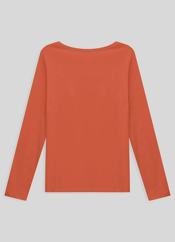 Basicamente - Camiseta Básica Manga Longa Plus Feminina 2