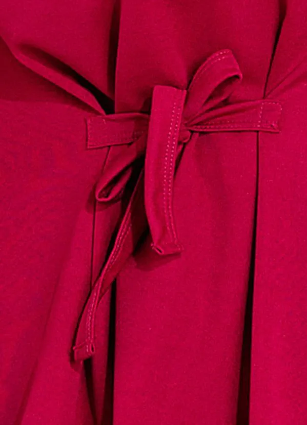 Marguerite - Blusa Púrpura com Amarração na Frente Plus Size 5