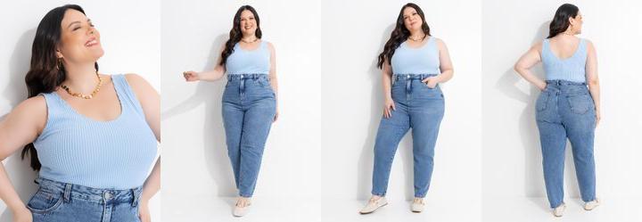 Blusa Azul Beb� em Malha Tricot