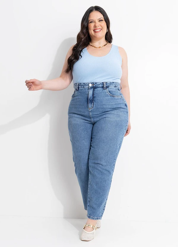 Marguerite - Blusa Azul Bebê em Malha Tricot 2