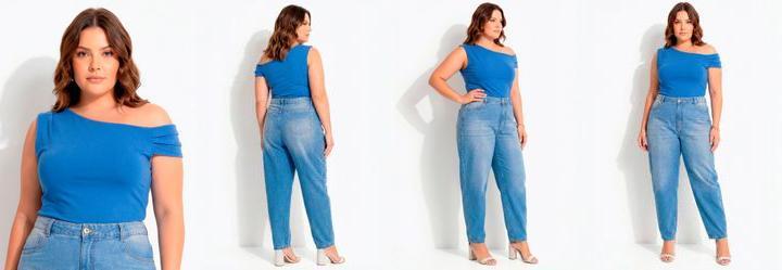 Blusa Azul Royal em Malha Fria