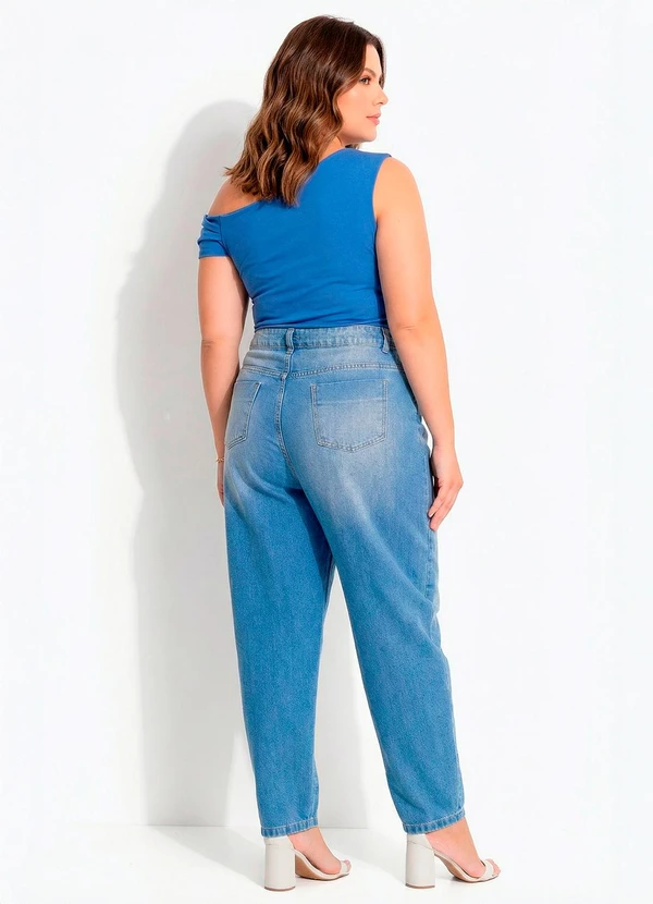 Marguerite - Blusa Azul Royal em Malha Fria 3