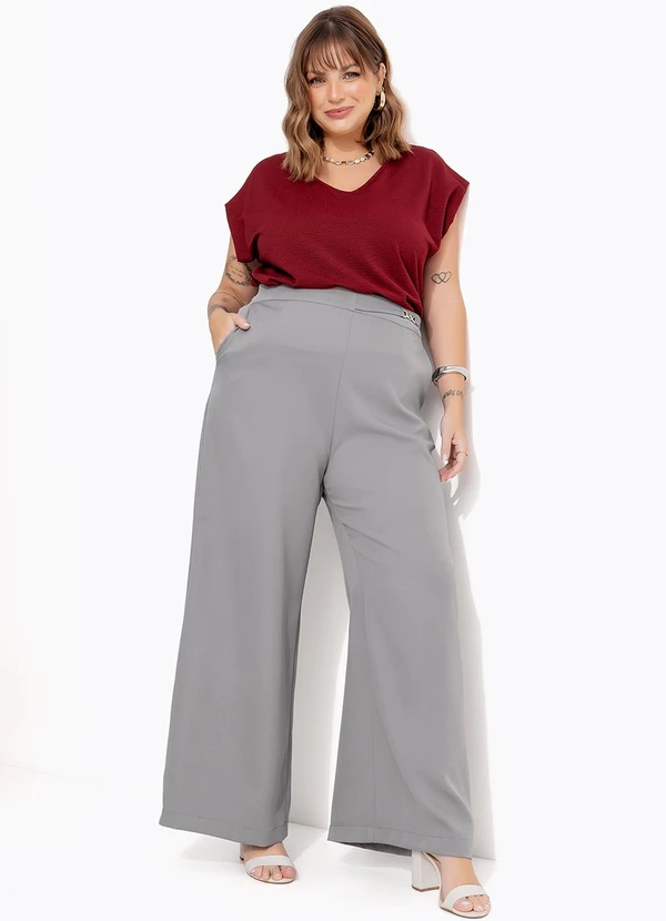 Marguerite - Blusa Bordô em Malha Anarruga 3