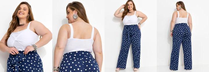 Blusa Branca com Efeito Lao