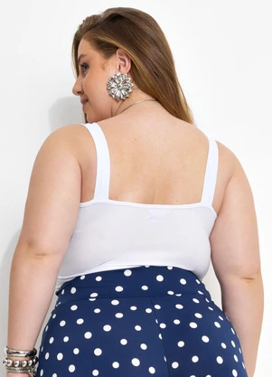 Marguerite - Blusa Branca com Efeito Laço - MARGUERITE