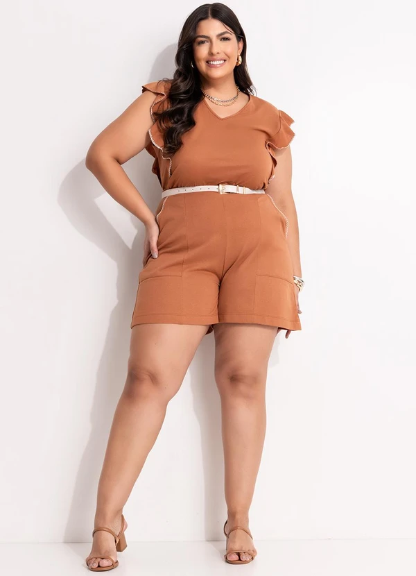 Marguerite - Blusa Caramelo em Malha 2