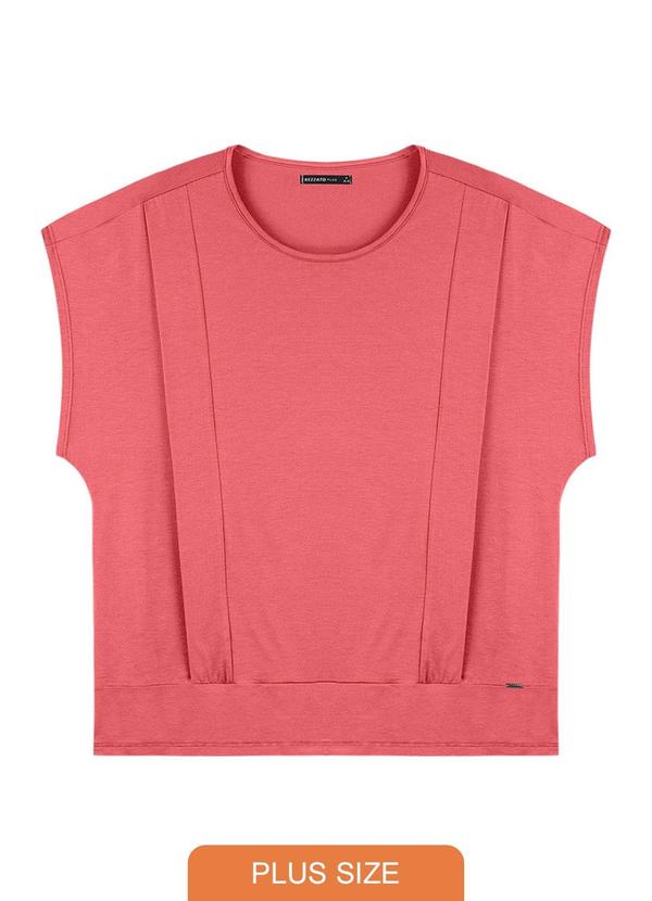 Rezzato - Blusa Estruturada Adulto Plus Size Laranja