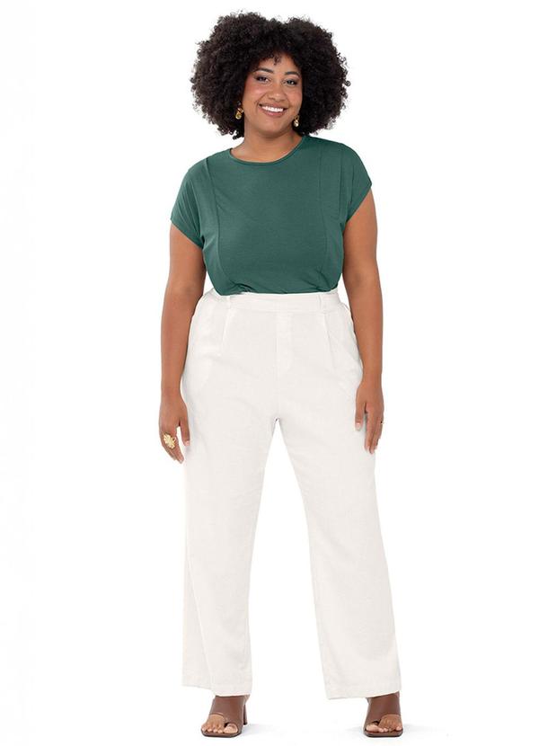 Rezzato - Blusa Estruturada Adulto Plus Size Verde 2