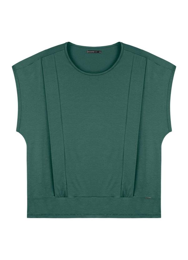 Rezzato - Blusa Estruturada Adulto Plus Size Verde 3
