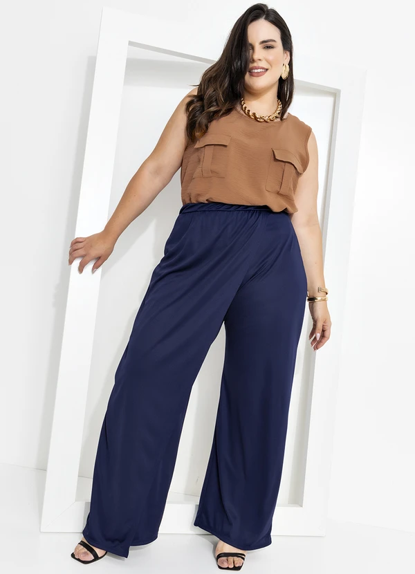 Marguerite - Blusa Ferrugem em Crepe Plano 5