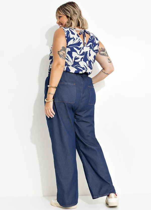 Marguerite - Blusa Linho Abstrato em Poliflex 3